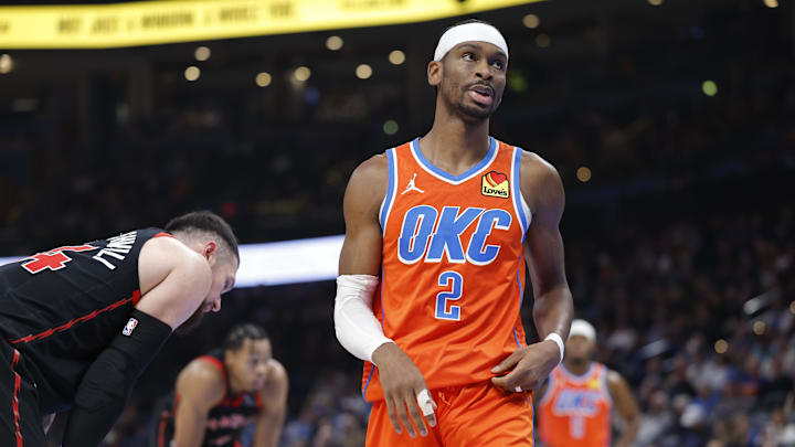 Oklahoma City Thunder guard Shai Gilgeous-Alexander.
