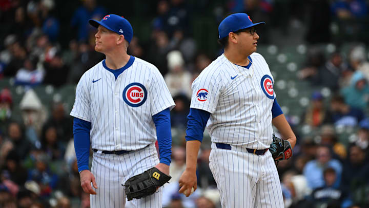 Garrett Cooper, Javier Assad, Chicago Cubs