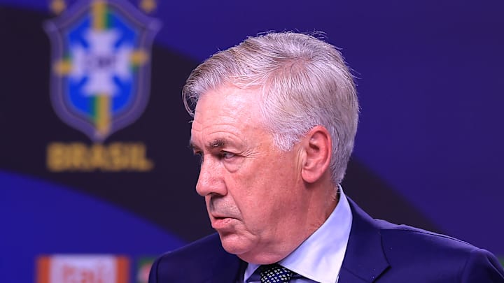 Carlo Ancelotti Announces Brazil's Team To Face The FIFA World Cup Qualifier