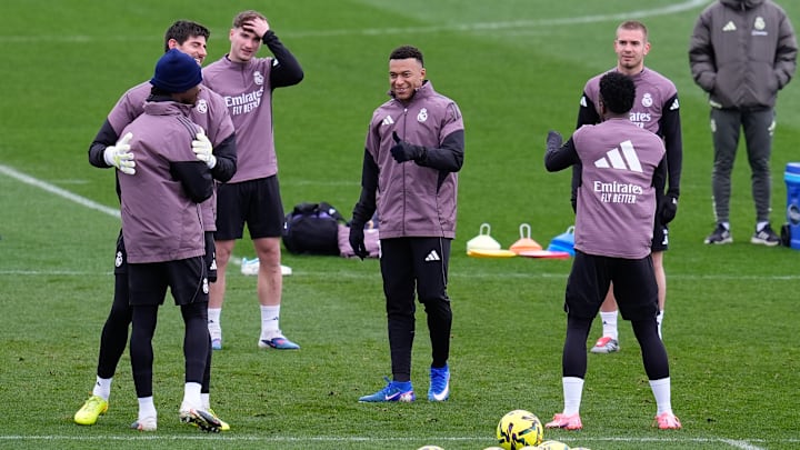 Kylian Mbappe, Real Madrid Training Session - Laliga Ea Sports Kylian Mbappe, Real Madrid Training Session - Laliga Ea Sports