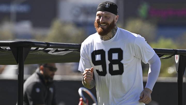 Las Vegas Raiders defensive end Maxx Crosby. Las Vegas Raiders defensive end Maxx Crosby.