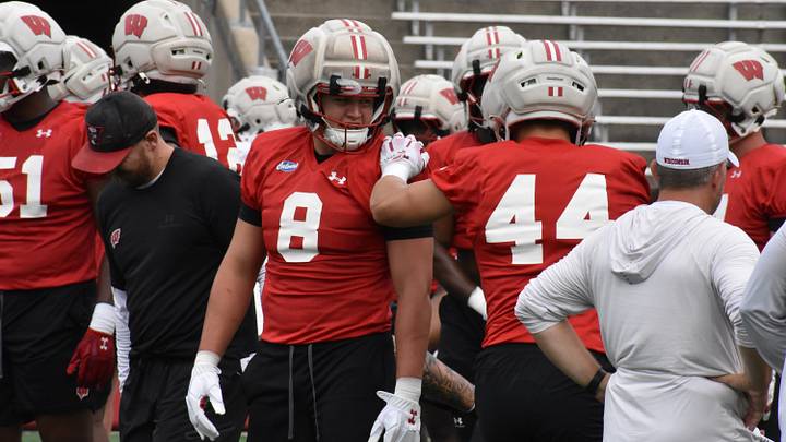 Mason Posa and Cooper Catalano during practice. Mason Posa and Cooper Catalano during practice.
