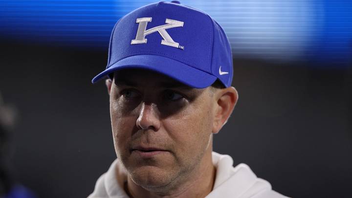 Oct 10, 2026; Lexington, Kentucky, USA; Kentucky Wildcats head coach Will Stein looks on during the second quarter against the LSU Tigers at Kroger Field. Mandatory Credit: Jordan Prather-Imagn Images Oct 10, 2026; Lexington, Kentucky, USA; Kentucky Wildcats head coach Will Stein looks on during the second quarter against the LSU Tigers at Kroger Field. Mandatory Credit: Jordan Prather-Imagn Images