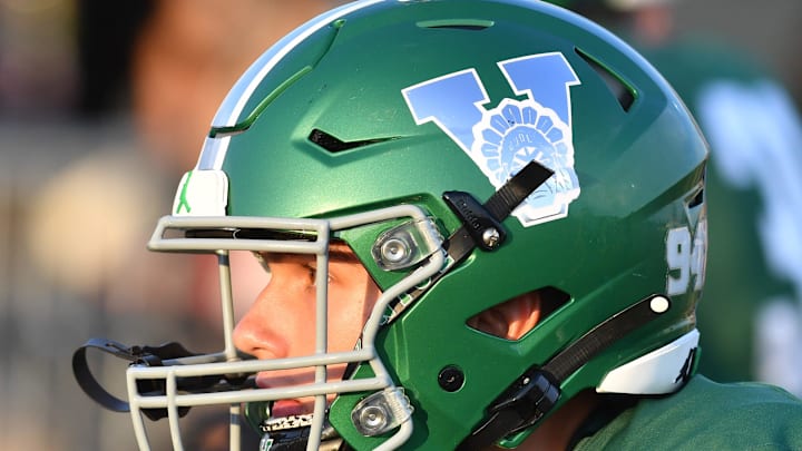 Venice High School football helmet. 2024 Venice High School football helmet. 2024