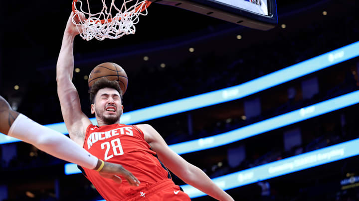 The Houston Rockets' Alperen Sengun is a budding star