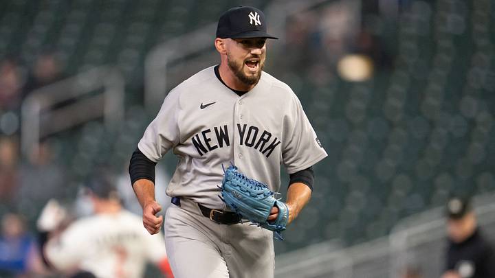New York Yankees relief pitcher John Schreiber has helped solidify the backend of the bullpen. New York Yankees relief pitcher John Schreiber has helped solidify the backend of the bullpen.