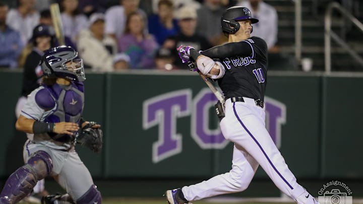 TCU Freshman Sawyer Strosnider against Tarleton State, 02/25/2025 TCU Freshman Sawyer Strosnider against Tarleton State, 02/25/2025
