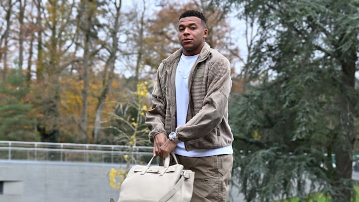 Kylian Mbappé à Clairefontaine