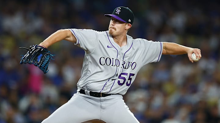 Colorado Rockies pitcher Justin Bruihl