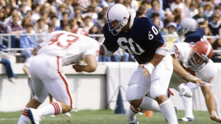 Penn State Nittany Lions linebacker Matt Millen (60)