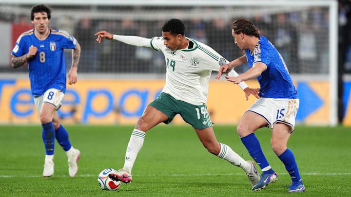 Italy v Northern Ireland - 2026 FIFA World Cup European Play Offs - Semi Final - New Balance Arena