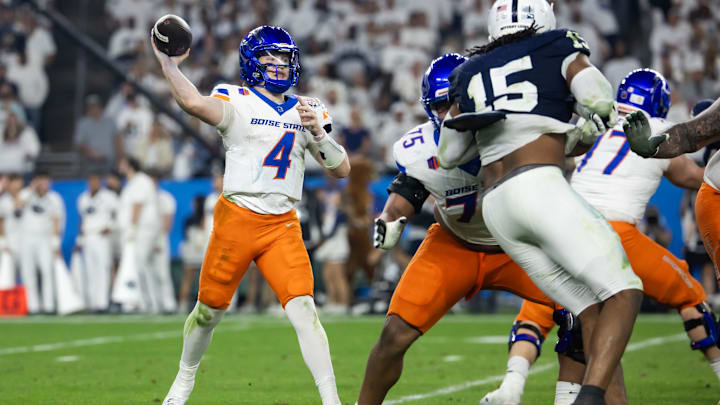 Boise State Broncos quarterback Maddux Madsen.
