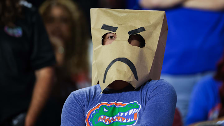 Upset fan, Tennessee v Florida Upset fan, Tennessee v Florida