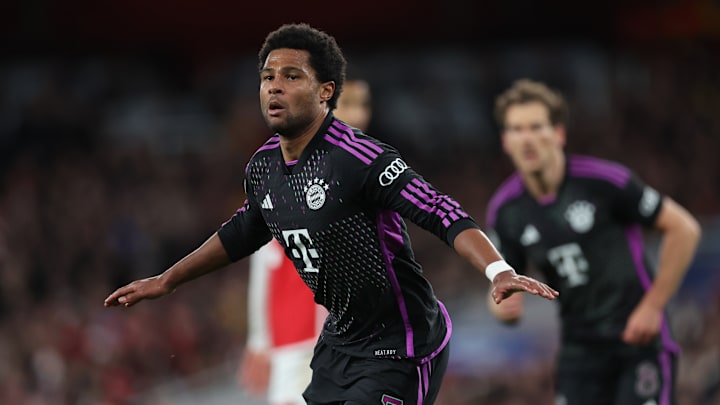 Serge Gnabry was withdrawn with a hamstring injury after scoring at the Emirates