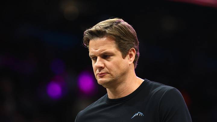 Mar 28, 2026; Phoenix, Arizona, USA; Utah Jazz head coach Will Hardy against the Phoenix Suns at Mortgage Matchup Center. Mandatory Credit: Mark J. Rebilas-Imagn Images