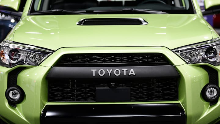 A Toyota 4Runner on display at the Knoxville Auto Show at the Knoxville Convention Center in