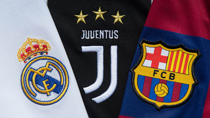 Real Madrid, Juventus and Barcellona