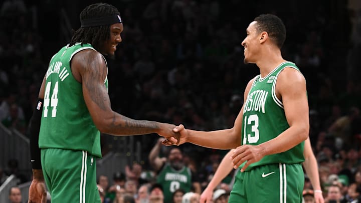Robert Williams III (left), Malcolm Brogdon; Boston Celtics