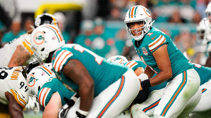Miami Dolphins quarterback Tua Tagovailoa.