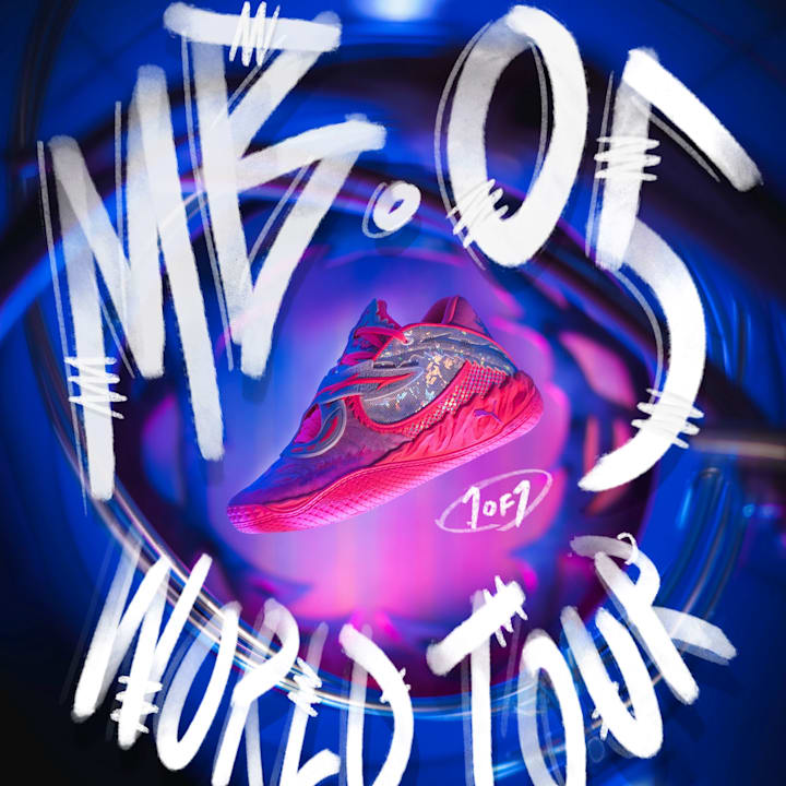 PUMA MB.05 World Tour ラメロ ボール US 9.5　バスケ MB.05 World Tour Men's Basketball Shoes | PUMA