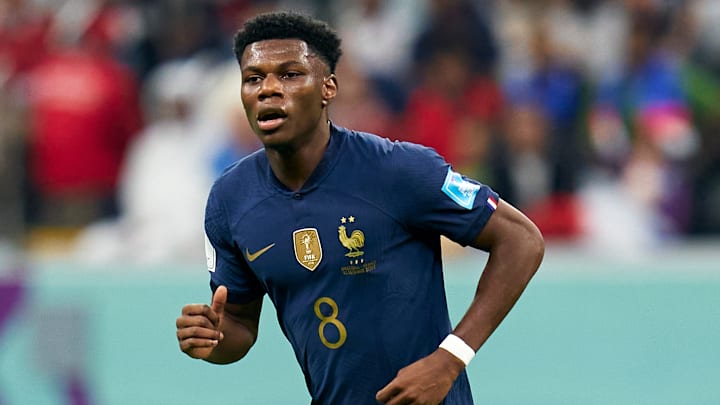 Tchouameni freut sich über sein Traumtor gegen England