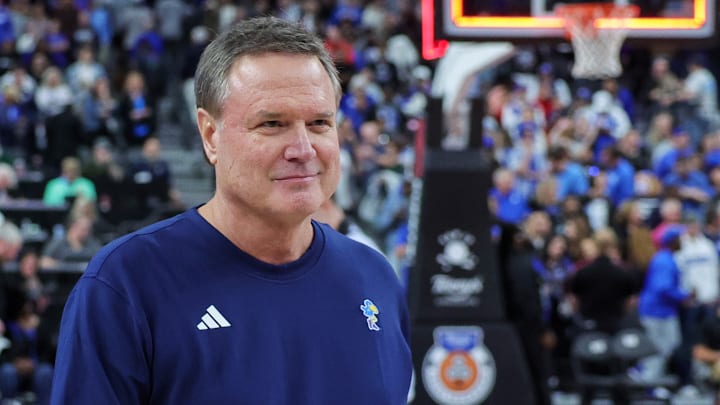 Kansas basketball head coach Bill Self Kansas basketball head coach Bill Self