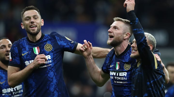 Stefan de Vrij, Milan Skriniar e Federico Dimarco