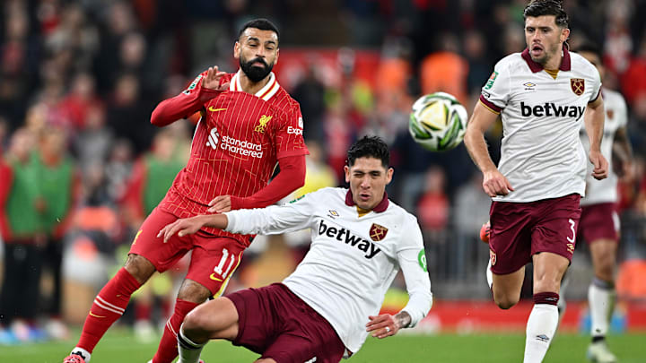 Liverpool v West Ham United - Carabao Cup Third Round