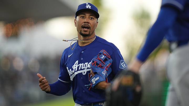 Jun 29, 2026; West Sacramento, California, USA; Los Angeles Dodgers shortstop Mookie Betts (50) jogs to the dugout before the start of the fourth inning against the Athletics at Sutter Health Park. Mandatory Credit: Cary Edmondson-Imagn Images Jun 29, 2026; West Sacramento, California, USA; Los Angeles Dodgers shortstop Mookie Betts (50) jogs to the dugout before the start of the fourth inning against the Athletics at Sutter Health Park. Mandatory Credit: Cary Edmondson-Imagn Images