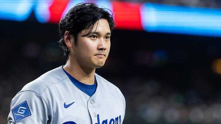 Jun 3, 2026; Phoenix, Arizona, USA; Los Angeles Dodgers designated hitter Shohei Ohtani in the seventh inning against the Arizona Diamondbacks at Chase Field. Mandatory Credit: Mark J. Rebilas-Imagn Images