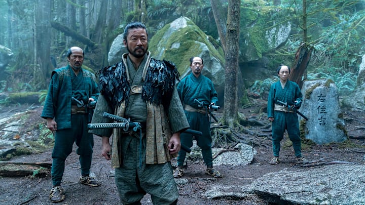 “SHOGUN” -- "Servants of Two Masters" -- Episode 2 (Airs February 27) Pictured (C): Tadanobu Asano as Kashigi Yabushige. CR: Katie Yu/FX