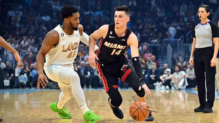 Tyler Herro, Miami Heat and Donovan Mitchell, Cleveland Cavaliers