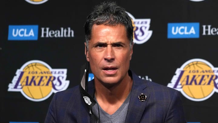 Los Angeles Lakers general manager Rob Pelinka