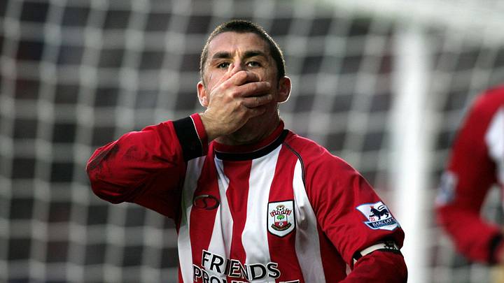 Southampton's Kevin Phillips reacts to s