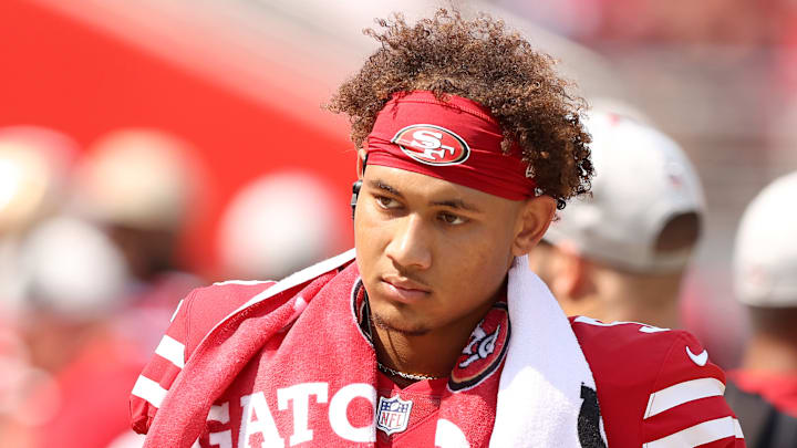 San Francisco 49ers quarterback Trey Lance