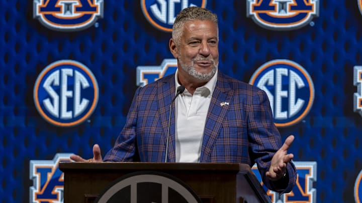 The Auburn Tigers have come a long way under the leadership of Bruce Pearl. Mandatory Credit: Vasha Hunt-Imagn Images