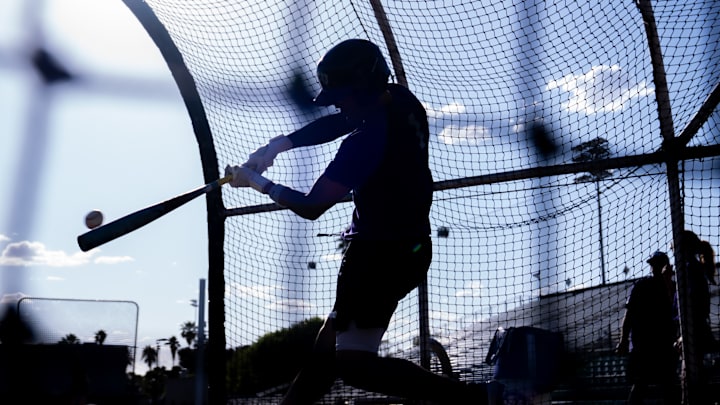 Jack Bell and the Frogs take batting practice before TCU's series-opener against No. 24 Arizona