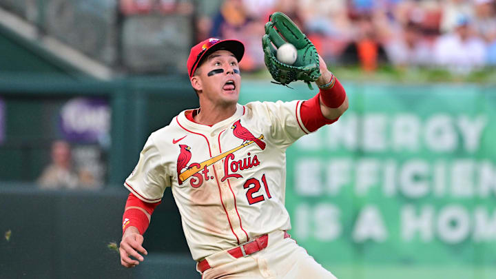 St. Louis Cardinals outfielder Lars Nootbaa