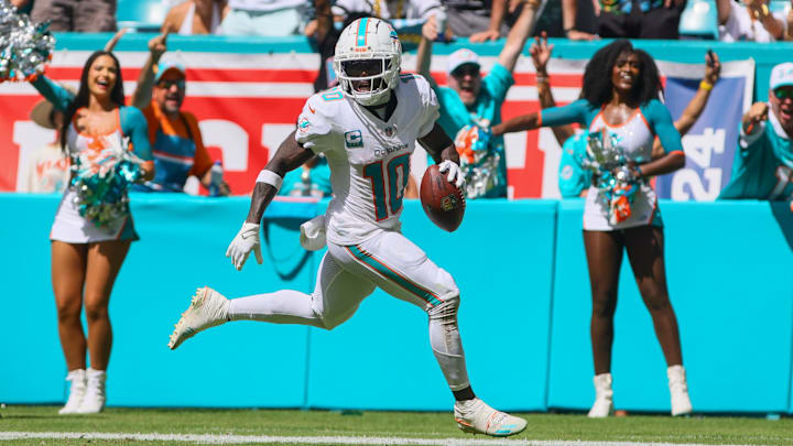 Miami Dolphins wide receiver Tyreek Hill.