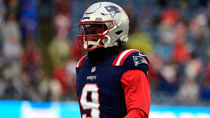 The Atlanta Falcons acquired former New England Patriots outside linebacker Matthew Judon in a trade Wednesday. The Atlanta Falcons acquired former New England Patriots outside linebacker Matthew Judon in a trade Wednesday.