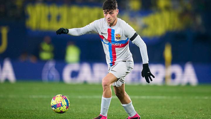 Pedri con el FC Barcelona