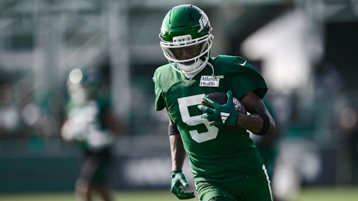 NY Jets wide receiver Garrett Wilson