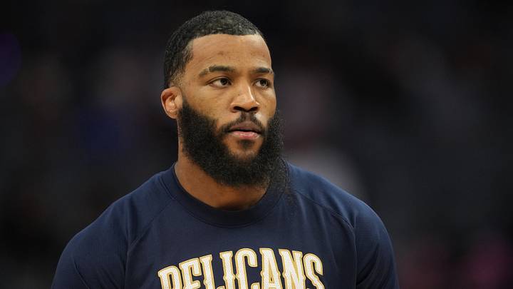 Apr 3, 2026; Sacramento, California, USA; New Orleans Pelicans guard Saddiq Bey (41) before the game against the Sacramento Kings at Golden 1 Center. Mandatory Credit: Darren Yamashita-Imagn Images