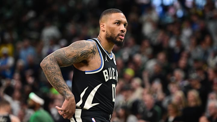The Bucks' NBA Finals odds have tanked with Damian Lillard hurt. 