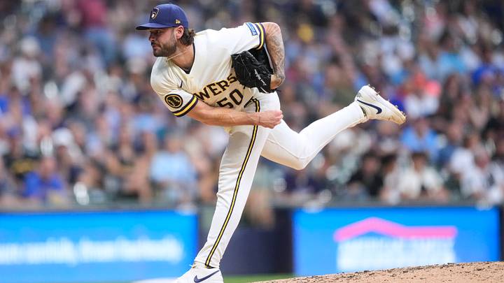 Jul 20, 2026; Milwaukee, Wisconsin, USA; Milwaukee Brewers pitcher Lance McCullers Jr. (50) throws a pitch during the sixth inning against the New York Mets at American Family Field. Mandatory Credit: Jeff Hanisch-Imagn Images Jul 20, 2026; Milwaukee, Wisconsin, USA; Milwaukee Brewers pitcher Lance McCullers Jr. (50) throws a pitch during the sixth inning against the New York Mets at American Family Field. Mandatory Credit: Jeff Hanisch-Imagn Images