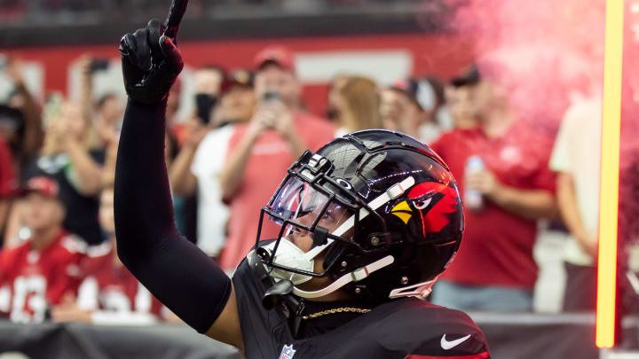Oct 8, 2023; Glendale, Arizona, USA; Arizona Cardinals cornerback Marco Wilson (20) against the Cincinnati Bengals at State Farm Stadium. Mandatory Credit: Mark J. Rebilas-USA TODAY Sports Oct 8, 2023; Glendale, Arizona, USA; Arizona Cardinals cornerback Marco Wilson (20) against the Cincinnati Bengals at State Farm Stadium. Mandatory Credit: Mark J. Rebilas-USA TODAY Sports