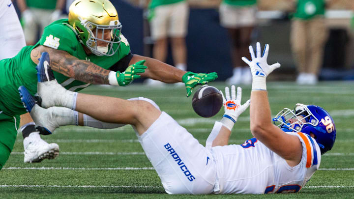 Boise State Broncos tight end Luke Voorhees.