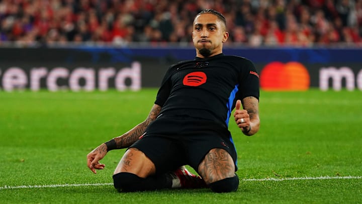 Raphinha a permis au FC Barcelone de décrocher un succès précieux sur la pelouse de Benfica (0-1)