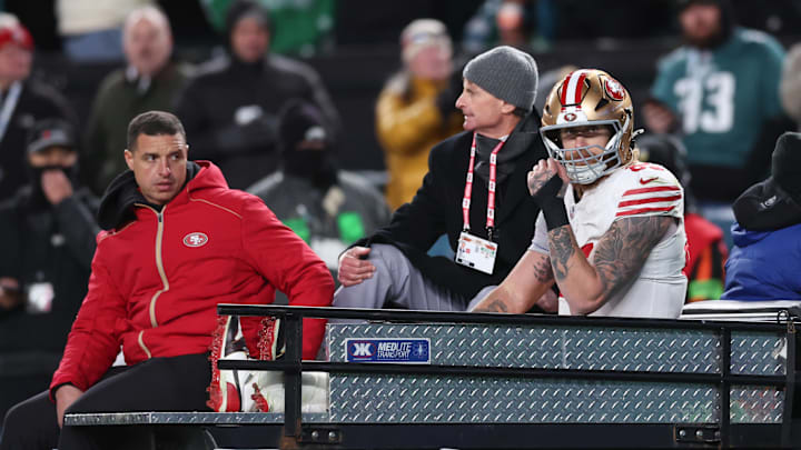 Kittle tore his Achilles during a wild-card game in the NFL playoffs.