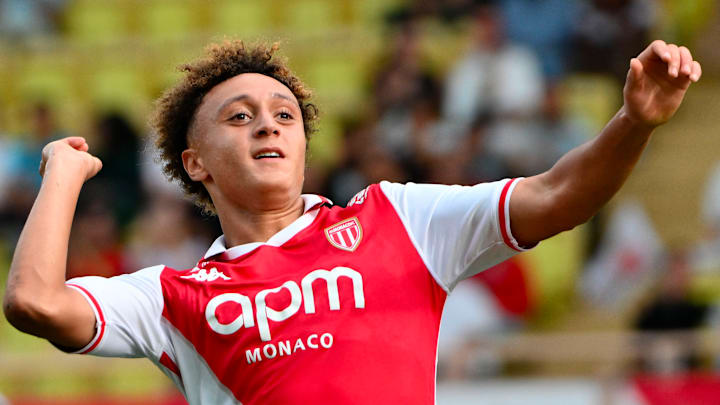 eliesse Ben Seghir - AS Monaco eliesse Ben Seghir - AS Monaco